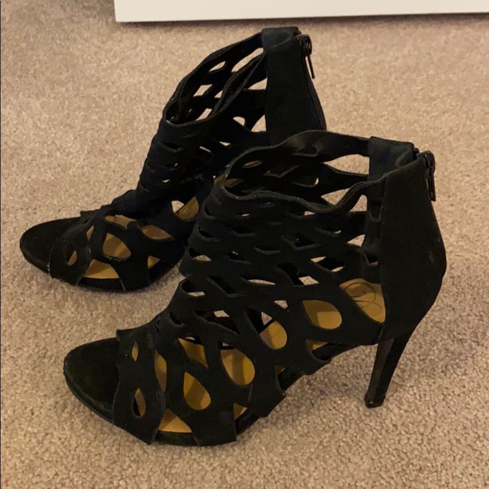 Black Stilettos Size 6.5